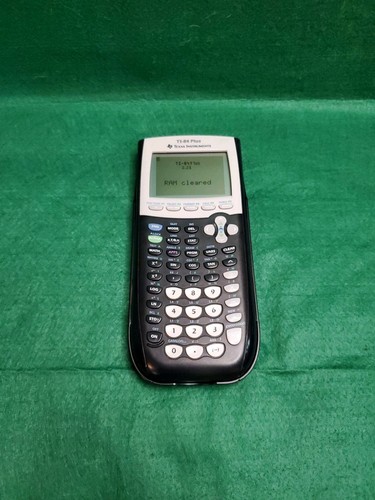 Texas Instruments TI-84 Plus graphischer Taschenrechner - Schwarz, getestet, funktioniert, LESEN