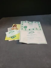 CABBAGE PATCH KIDS BIRTH & ADOPTION CERTIFICATES (IRENE TARA)