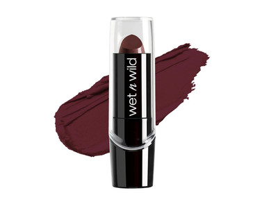 wet n wild Silk Finish Lipstick Dark Wine Hydrating Buildable Vegan