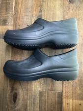 Crocs Neria Pro II Black Slip Resistant Work Safety Clogs Size 6