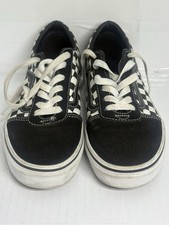 Pre-Owned Vans Old Skool Checkerboard Black And White Size 5Y Kids Youth 500714