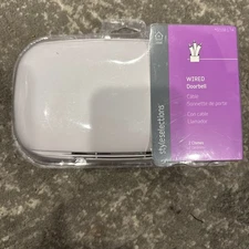 Style Selections Wired Doorbell Chime and button SS-2735-03 S16 New In Box