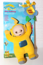 Teletubbies Laa Laa Plush Pull String EDEN Yellow 9  1999 Original Packaging