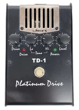 JEN TD-1 Platinum Drive Tube Overdrive Distortion Guitar Effects Pedal AC100V
