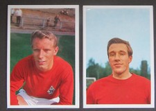⚽Rookie Günter Netzer & Berti Vogts, Borussia Mönchendbach 1966, Bergmann Top