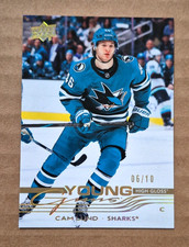 2025-26 Upper Deck Young Guns #242 Cam Lund Sharks High Gloss 6/10