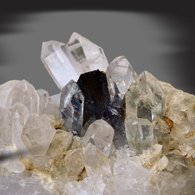 Brookite Crystals Included in Quartz, Pakistan 110 Grams, Rare Titanium Specimen