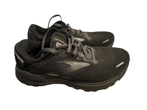 Brooks Adrenaline GTS 22 Womens Size 8 Wide Black Athletic Running Shoes