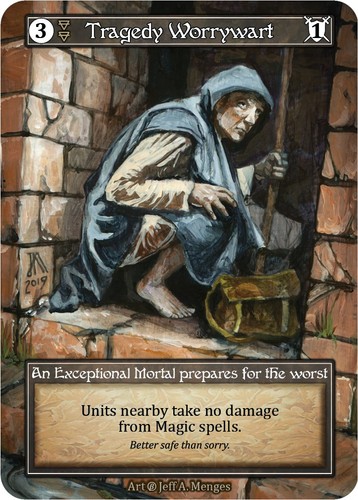 Tragedy Worrywart [Foil] card