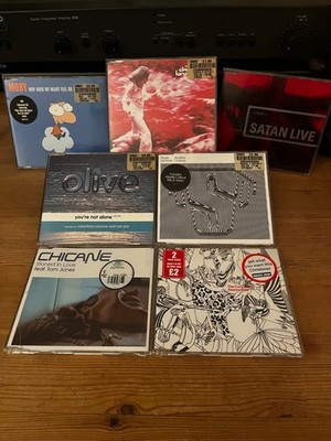 Dance CD Singles Bundle Chemical Brothers Moby Orbital Chicane Roger Sanchez Tra