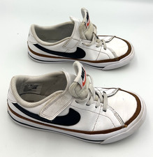 Nike Court Legacy PS White Black Gum Kids Sneakers DA5381-102 Size 13.5C Shoes