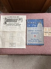 FA CUP FINAL  PROGRAMME /TICKET /SONG SHEET. 1935. SHEFFIELD WEDNESDAY V WEST BR
