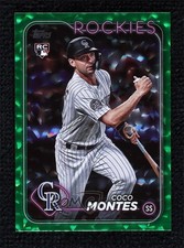 2024 Topps Series 1 Green Crackle Foil 37/499 Coco Montes #92 0wx2