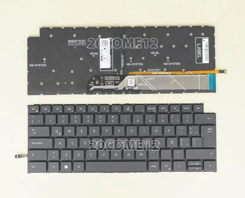 New for DELL Latitude 3320 3420 2021 keyboard Backlit Latin Spanish Teclado