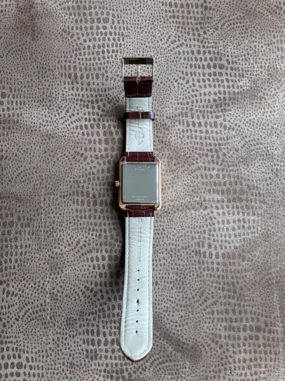 Bulova Caravelle  Mens Tank Quartz Watch from 2011