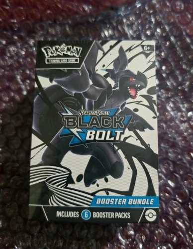 Pokemon TCG Scarlet & Violet Black Bolt Booster Bundle Box 6 Packs 1 Box