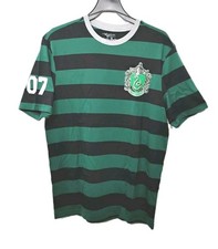 Wizarding World Harry Potter Universal Studios Slytherin Striped Shirt Adult Med