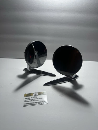 1955 Chevy Bel air Side View Mirrors (PAIR) OEM USED PARTS