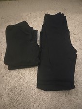 Cat And Jack Black Leggings Pack Girls Size 7/8 Lot Of 7 Pants