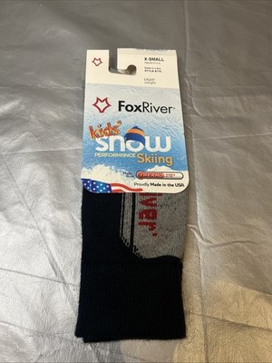 Fox River Kids Snow Socks X-Small Weight Sz XS Sock Ski Thermolite NWT