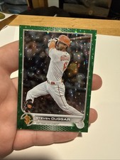 2022 Topps Update Steven Duggar  GREEN ICE FOILBOARD /499 Parallel Insert US281
