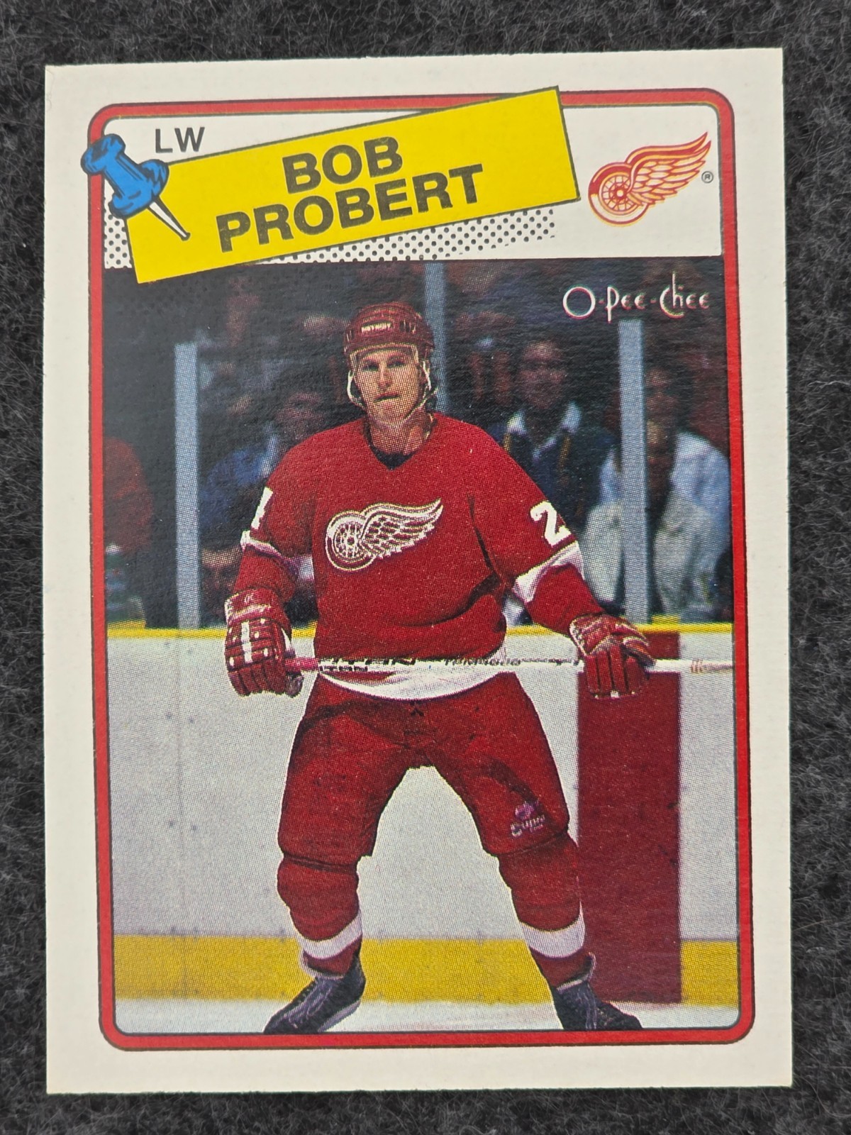 1988-89 O-Pee-Chee - Bob Probert #181 Rookie