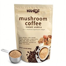 Mushroom Coffee with Grass-Fed Collagen  French Vanilla Flavor   180 g