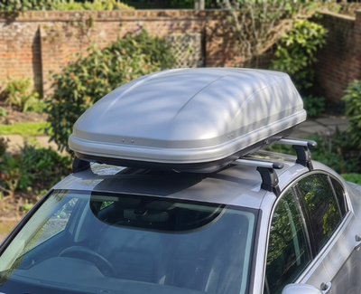 #ad #ad Large 470L Roof Box Grey Lockable 180cm x 87cm Car Roof Storage Key amp; Fixings GBP 105.09