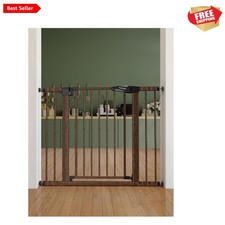 Mom's Choice Award Baby Gate - 26-40" Metal Safety Gate with Auto-Close Feature