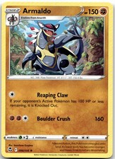 Armaldo 096/195 Silver Tempest rara arte unica spada e scudo carta Pokemon quasi nuova/m