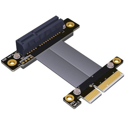 PCIe 3.0 x4 Cable Extender Riser Card 32G/bps PCI Express 4x Graphic SSD RAID