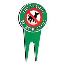 Extra Large No Peeing Dog XL- No Peeing 7.5"x14.5" XL- No Peeing 7.5"x14.5" 