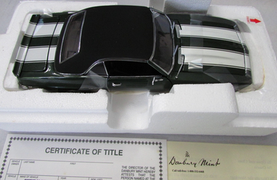 DANBURY MINT LTD ED 1969 CHEVROLET CAMARO Z/28 1:24 SCALE GREEN