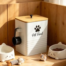 Cat Food Storage Container Sturdy Pantry Storage Multifunctional Gifts Food