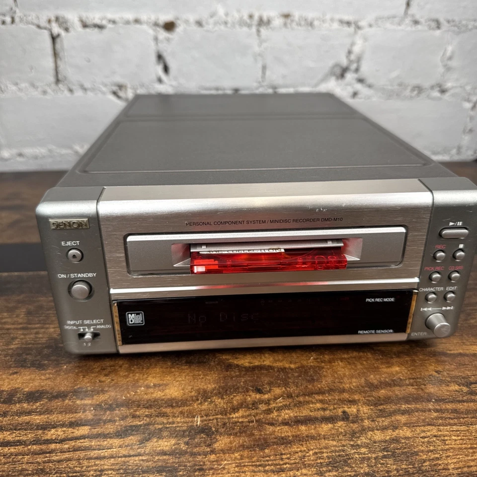 Demon DMD-M10 Mini Disk Player MD Deck Recorder Tested Working - Image 4 of 4