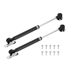 2 Pcs 150N/34lb Gas Struts for Cabinets Wood Gas Spring Shocks Black