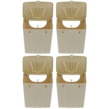 2 Pack Parakeet Nest Box Budgie Nesting House Bird Case Breeding Cage