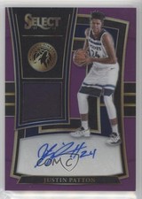2017-18 Panini Select Rookie Jersey Purple /99 Justin Patton #RJA-JPT Auto z1r
