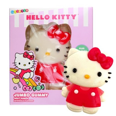 Hello Kitty Jumbo Gummy Fruit Punch Candy 6oz Fun Party Favor Treat