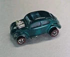 Vintage 1967 Hot Wheels Redline Custom Volkswagen Aqua USA Great Shape
