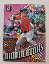 2019 Panini Donruss - Dominators Alex Bregman #D6 Pink Firework