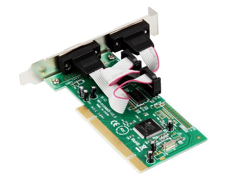 IOCREST 2x Serielle RS-232 COM Ports PCI Controller Karte Volle Höhe - Bild 5 von 6