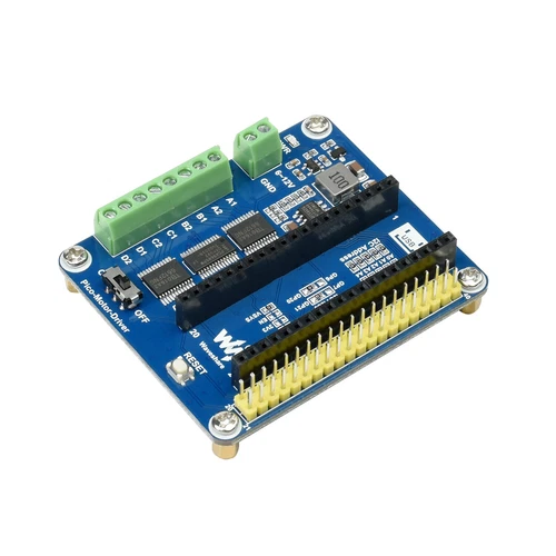 4-CH DC Motor Driver Expansion Module HAT for RPI Raspberry Pi Pico W 2 Board 
