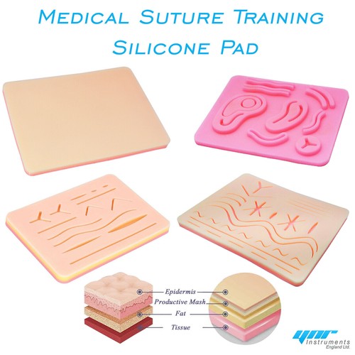 YNR Naht Praxis Medizinische Silikon 3 Schicht Nahtversorgung Pad Skin Model Zug