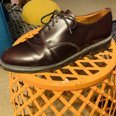 Polo Ralph Lauren Burgundy Leather Oxford Shoes~10.5~ made  display picture 2