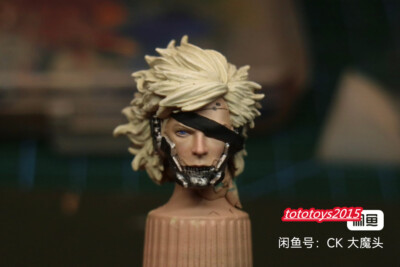 1:6 1:12 1:18 Raiden Jack Head Sculpt Model For Male Action 1:6 1:12 1:18 Raiden Jack Head Sculpt Model For Male Action