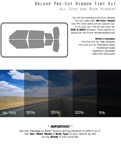3M COLOR STABLE PreCut Window Tint Glass Film for MINI Clubman 2024-2025 - Picture 3 of 4