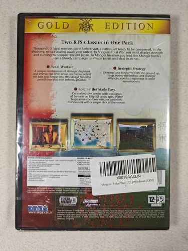 Shogun: Total War Gold Edition (PC DVD-ROM) NEW & SEALED - Picture 4 of 4