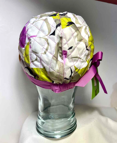 Vera Bradley Quilted Newsgirl Hat Portobello Road Fleece Lined One Size New - Picture 4 of 14