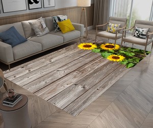Details Zu Brown Wood Board Sunflowers Area Rugs Bedroom Carpet Living Room Floor Yoga Mat